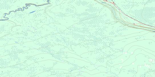 Henderson Creek Topo Map 084K13 at 1:50,000 scale - National Topographic System of Canada (NTS) - Toporama map