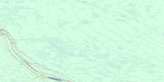 Hutch Lake Topographic map 084K14 at 1:50,000 Scale