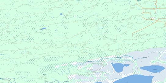 Vardie River Topographic map 084L14 at 1:50,000 Scale