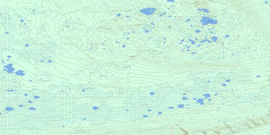 Elsa Lake Topographic map 084M07 at 1:50,000 Scale
