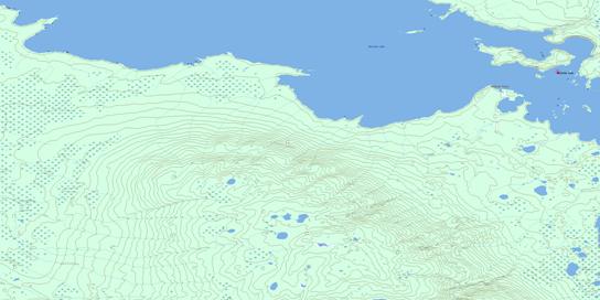 Jackfish Point Topographic map 084M10 at 1:50,000 Scale