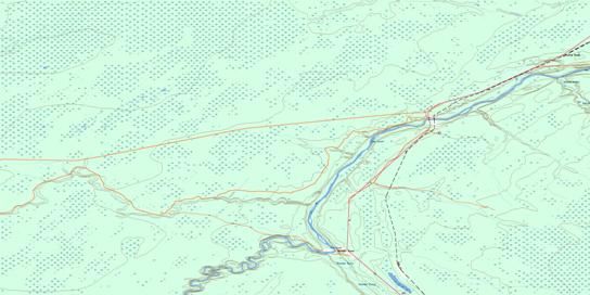 Meander River Topographic map 084N04 at 1:50,000 Scale