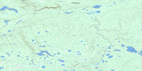 Cladonia Lake Topographic map 084O06 at 1:50,000 Scale