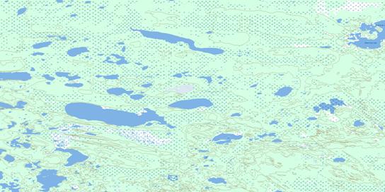 Merryweather Lake Topographic map 084P06 at 1:50,000 Scale