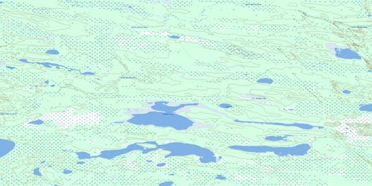 Conibear Lake Topo Map 084P11 at 1:50,000 scale - National Topographic System of Canada (NTS) - Toporama map