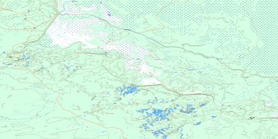 Brine Creek Topographic map 084P16 at 1:50,000 Scale
