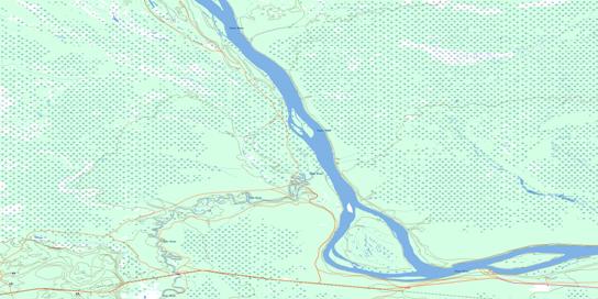 Salt River Topo Map 085A01 at 1:50,000 scale - National Topographic System of Canada (NTS) - Toporama map