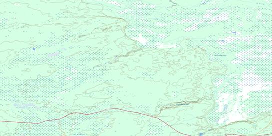 Seton Creek Topographic map 085A02 at 1:50,000 Scale