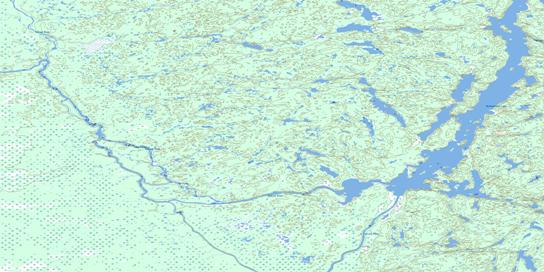 Deskenatlata Lake Topo Map 085A16 at 1:50,000 scale - National Topographic System of Canada (NTS) - Toporama map