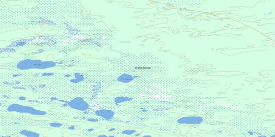 Skillet Lake Topo Map 085B01 at 1:50,000 scale - National Topographic System of Canada (NTS) - Toporama map