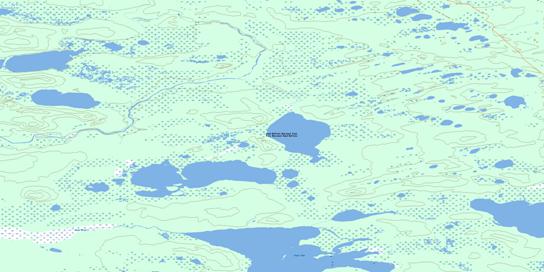 No Title Topographic map 085B07 at 1:50,000 Scale
