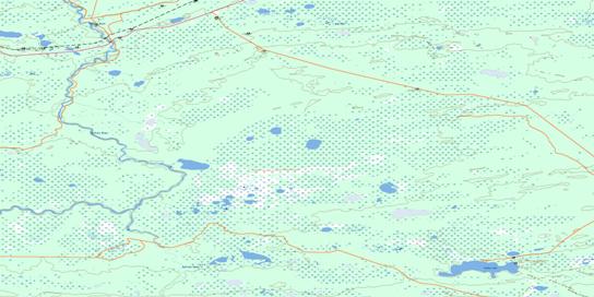Buffalo River Topo Map 085B10 at 1:50,000 scale - National Topographic System of Canada (NTS) - Toporama map