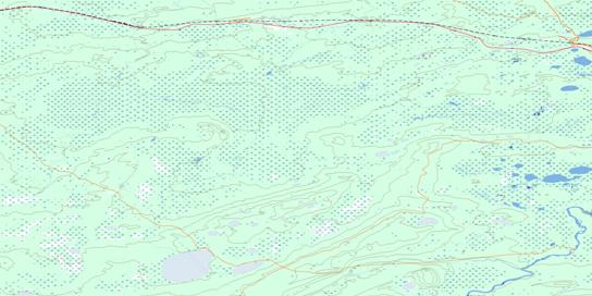 Birch Topo Map 085B11 at 1:50,000 scale - National Topographic System of Canada (NTS) - Toporama map