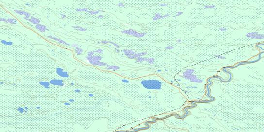 Escarpment Lake Topographic map 085C09 at 1:50,000 Scale