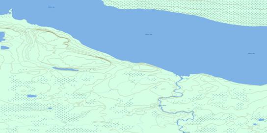 Kakisa Lake Topographic map 085C13 at 1:50,000 Scale