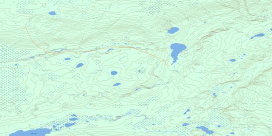 Spawn Lake Topographic map 085D01 at 1:50,000 Scale