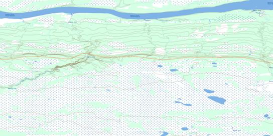 Wallace Creek Topographic map 085E03 at 1:50,000 Scale