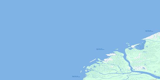 Resdelta Channel Topographic map 085H05 at 1:50,000 Scale