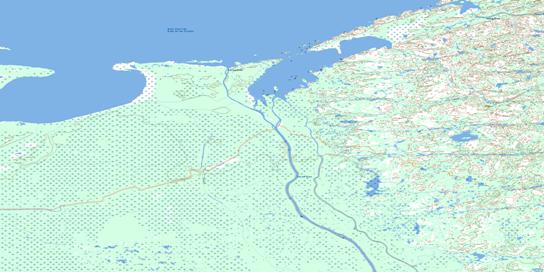 Rocher River Topographic map 085H07 at 1:50,000 Scale