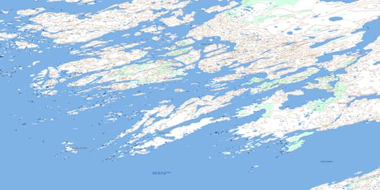Petitot Islands Topo Map 085H10 at 1:50,000 scale - National Topographic System of Canada (NTS) - Toporama map