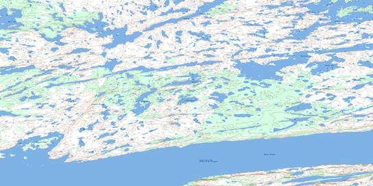 Blachford Lake Topo Map 085I02 at 1:50,000 scale - National Topographic System of Canada (NTS) - Toporama map
