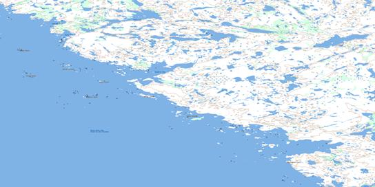 Matonabbee Point Topo Map 085I04 at 1:50,000 scale - National Topographic System of Canada (NTS) - Toporama map