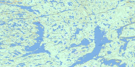 Hearne Lake Topo Map 085I06 at 1:50,000 scale - National Topographic System of Canada (NTS) - Toporama map