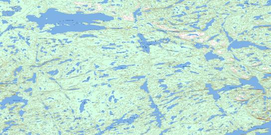 Doubling Lake Topographic map 085I08 at 1:50,000 Scale