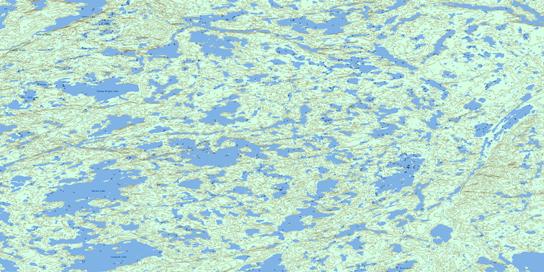Morose Lake Topo Map 085I15 at 1:50,000 scale - National Topographic System of Canada (NTS) - Toporama map