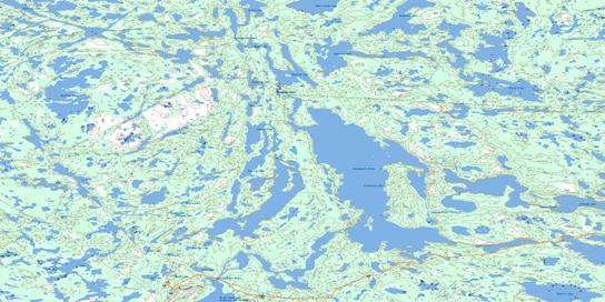 Prosperous Lake Topo Map 085J09 at 1:50,000 scale - National Topographic System of Canada (NTS) - Toporama map