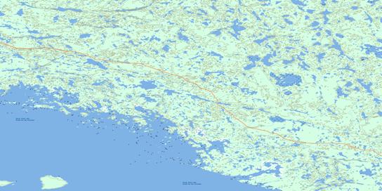 Trout Rock Topographic map 085J11 at 1:50,000 Scale