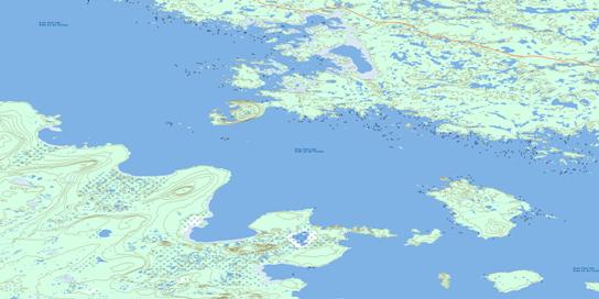 Waite Island Topo Map 085J12 at 1:50,000 scale - National Topographic System of Canada (NTS) - Toporama map