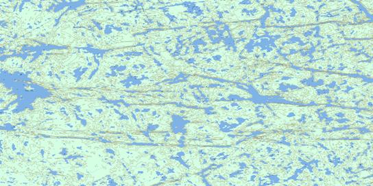 Stagg Lake Topographic map 085J14 at 1:50,000 Scale