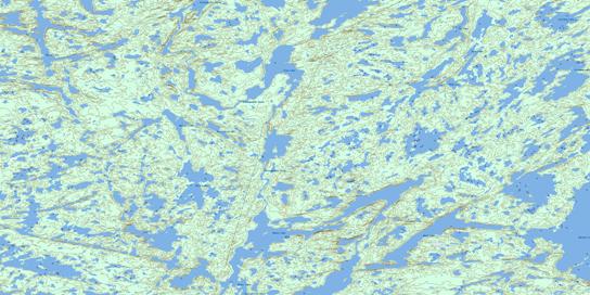 Quyta Lake Topographic map 085J16 at 1:50,000 Scale