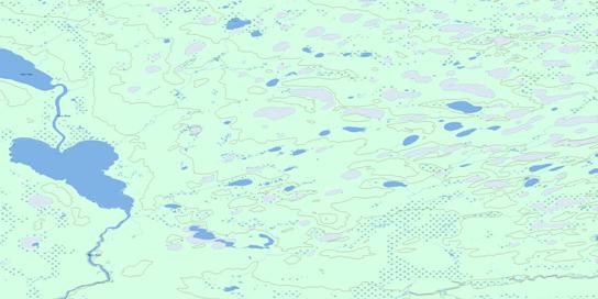 Second Lake Topo Map 085K03 at 1:50,000 scale - National Topographic System of Canada (NTS) - Toporama map