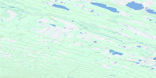 Plateau Creek Topographic map 085L08 at 1:50,000 Scale