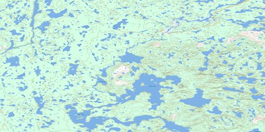 Strutt Lake Topo Map 085N08 at 1:50,000 scale - National Topographic System of Canada (NTS) - Toporama map
