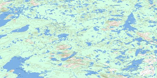 Bea Lake Topo Map 085N10 at 1:50,000 scale - National Topographic System of Canada (NTS) - Toporama map