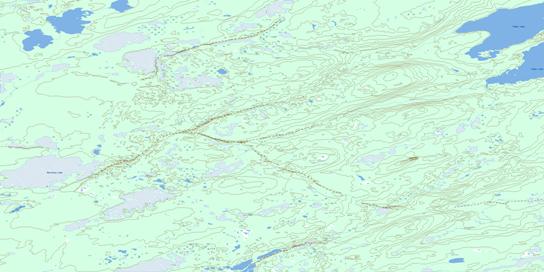 Mclellan Lake Topo Map 085N13 at 1:50,000 scale - National Topographic System of Canada (NTS) - Toporama map