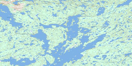 Slemon Lake Topographic map 085O04 at 1:50,000 Scale