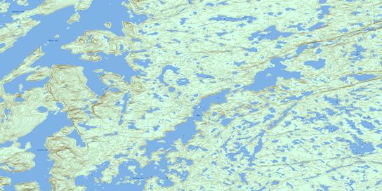 Basler Lake Topo Map 085O13 at 1:50,000 scale - National Topographic System of Canada (NTS) - Toporama map