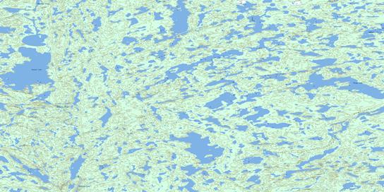 Spencer Lake Topographic map 085P01 at 1:50,000 Scale