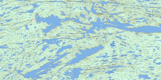 Thistlethwaite Lake Topo Map 085P04 at 1:50,000 scale - National Topographic System of Canada (NTS) - Toporama map