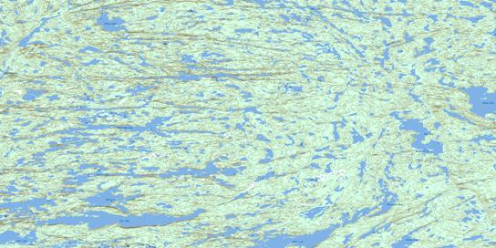 Muir Lake Topo Map 085P06 at 1:50,000 scale - National Topographic System of Canada (NTS) - Toporama map