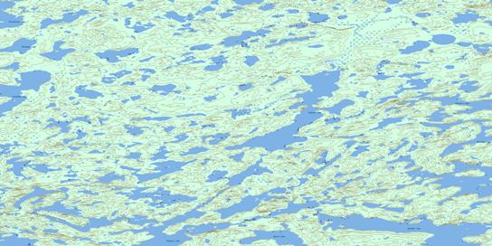 Squalus Lake Topographic map 085P14 at 1:50,000 Scale