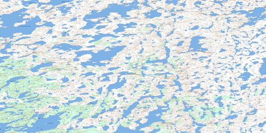 Tsan Lake Topo Map 086A02 at 1:50,000 scale - National Topographic System of Canada (NTS) - Toporama map
