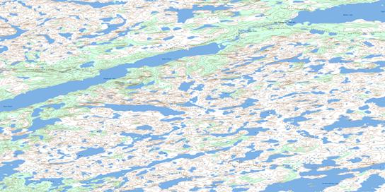 Fort Enterprise Topo Map 086A06 at 1:50,000 scale - National Topographic System of Canada (NTS) - Toporama map