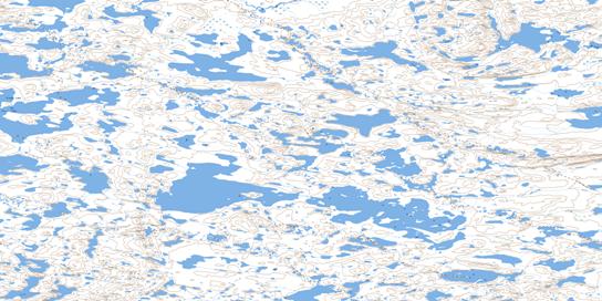 Beauparlant Lake Topo Map 086A09 at 1:50,000 scale - National Topographic System of Canada (NTS) - Toporama map
