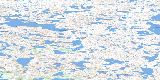 Shaw Lake Topo Map 086A10 at 1:50,000 scale - National Topographic System of Canada (NTS) - Toporama map