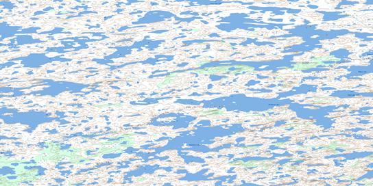 Baldhead Lake Topo Map 086A12 at 1:50,000 scale - National Topographic System of Canada (NTS) - Toporama map